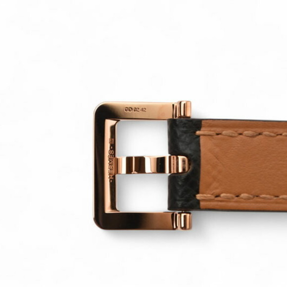 Hermes Belt for Women HERMES Pop H15 Size 85 Epsom Black Pink Gold Plated Unused main image 7